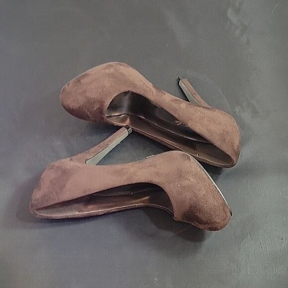 HERSTYLE SUEDE ROUND TOE HIGH HEEL STILETTOS PUMP SHOE - Picture 11 of 14